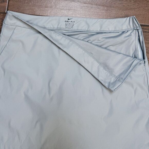 Womens NIKE GOLF Skort SIZE 8M DRI-FIT Tennis Skort Light Gray - Picture 6 of 7